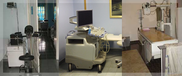 Bicikl za testiranje opterećenja, ultrazvuk i rentgen